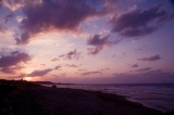 海岸の夕日