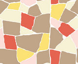 いろいろな色の石畳