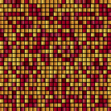 Mosaic background of red and gold glitter