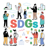 SDGsをイメージしたシンプルなイラスト